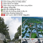 Ảnh tin đăng và hình thực tế nền đối diện KDC Thiên Phú